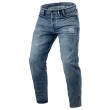 Jeans Moto REV'IT! RILAN TF (Taglia Lunga) - Medium Blue Vintage - Offerta