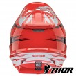 Casco Motocross Thor SECTOR WARP - Rosso Nero