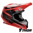 Casco Motocross Thor SECTOR WARP - Rosso Nero