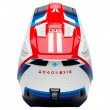 Casco Motocross Thor FLEET DEFY - Bianco Rosso Blu - Offerta