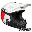 Casco Motocross Bambino Thor Youth SECTOR RACER - Bianco Blu Rosso