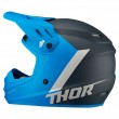 Casco Motocross Bambino Thor YOUTH SECTOR CHEV - Blu Grigio Chiaro