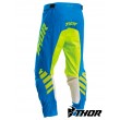 Pantaloni Cross Thor PRIME PRO STRUT - Blu Elettrico Giallo Acido
