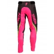 Pantaloni Cross Donna Thor WOMEN'S PULSE REV - Carbone Rosa Fluo