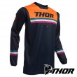 Maglia Cross Thor PULSE PINNER - Blu Notte Arancione