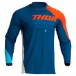 Maglia Cross Thor SECTOR EDGE - Navy Rosso Arancione - Offerta Online