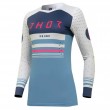 Maglia Cross Donna Thor WOMEN’S PRIME BLAZE - Blue Steel Vintage White - Offerta Online