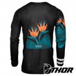 Maglia Cross Bambino Thor YOUTH PULSE TROPIX - Nero Bianco