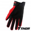 Guanti Cross Thor REBOUND - Rosso Nero