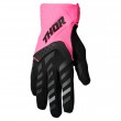 Guanti Cross Donna Thor WOMEN'S SPECTRUM - Rosa Nero