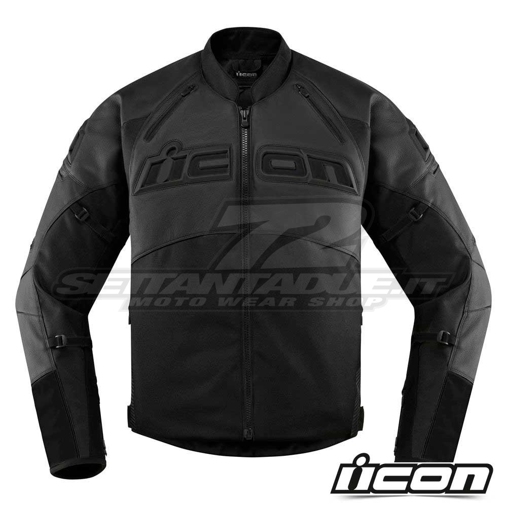 バイクウェア・装備 icon CONTRA2 LEATHER JACKET [STEALTH] Icon CONTRA2 Motorcycle Leather Jacket - Stealth | SETTANTADUE.IT