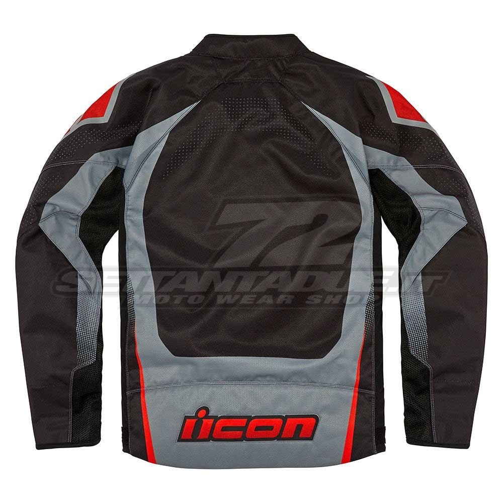 Icon HOOLIGAN ULTRABOLT Motorcycle Jacket - Black | SETTANTADUE.IT