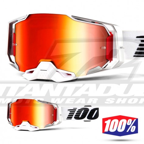100% Maschera THE RACECRAFT Derestricted - Lente Trasparente