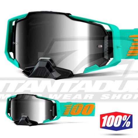 100% Maschera THE RACECRAFT Derestricted - Lente Trasparente