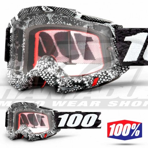 100% Maschera THE ACCURI Zest - Lente Trasparente
