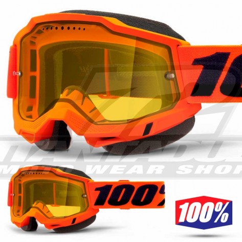 100% Maschera THE ACCURI Zest - Lente Trasparente