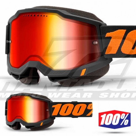 100% Maschera THE ACCURI Zest - Lente Trasparente