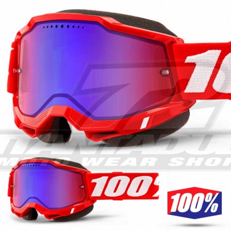 100% Maschera THE ACCURI Zest - Lente Trasparente
