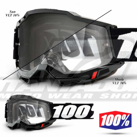 100% Maschera THE ACCURI Zest - Lente Trasparente