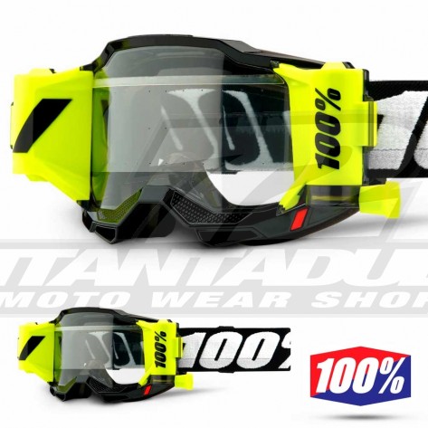 100% Maschera THE ACCURI Zest - Lente Trasparente