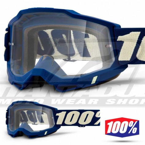 100% Maschera THE ACCURI Zest - Lente Trasparente