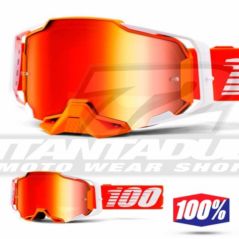 100% Maschera THE RACECRAFT Derestricted - Lente Trasparente