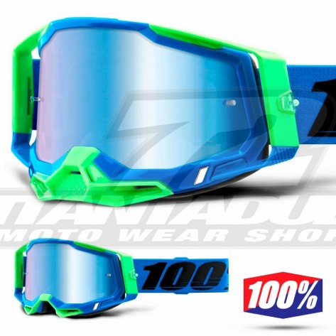 100% Maschera THE RACECRAFT Derestricted - Lente Trasparente