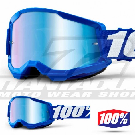 100% Maschera THE RACECRAFT Derestricted - Lente Trasparente