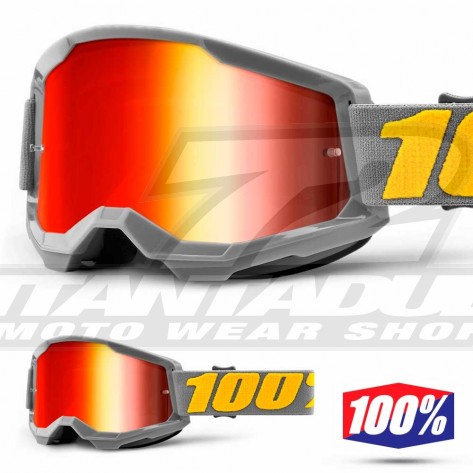 100% Maschera THE RACECRAFT Derestricted - Lente Trasparente
