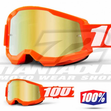 100% Maschera THE RACECRAFT Derestricted - Lente Trasparente