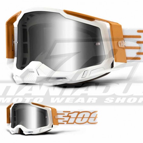 100% Maschera THE RACECRAFT Derestricted - Lente Trasparente