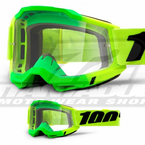 100% Maschera THE ACCURI Zest - Lente Trasparente