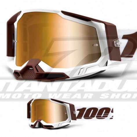 100% Maschera THE RACECRAFT Derestricted - Lente Trasparente