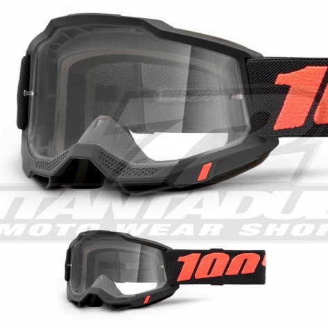 100% Maschera THE ACCURI Zest - Lente Trasparente