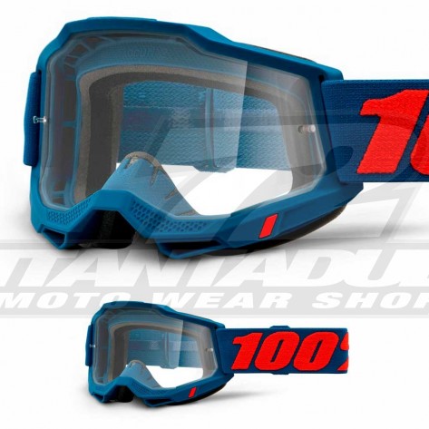100% Maschera THE ACCURI Zest - Lente Trasparente