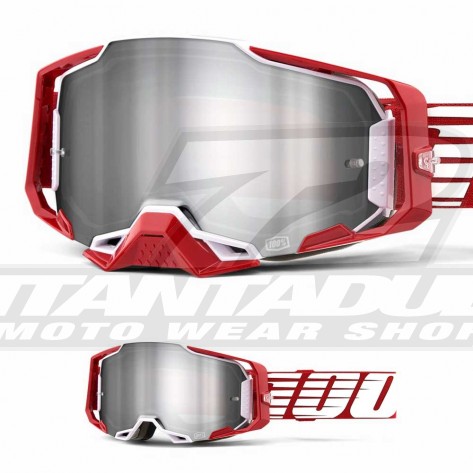 100% Maschera THE RACECRAFT Derestricted - Lente Trasparente