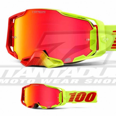 100% Maschera THE RACECRAFT Derestricted - Lente Trasparente