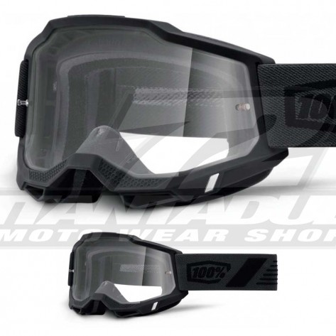 Maschera Cross 100% ACCURI2 Scranton - Lente Trasparente - Offerta Online