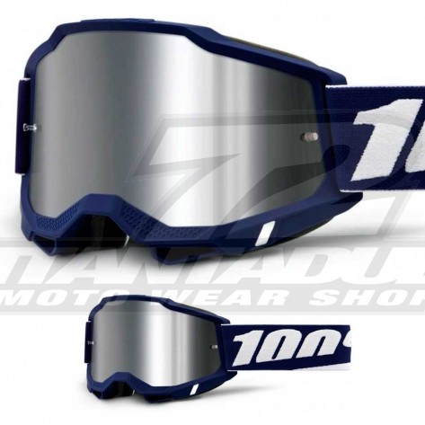 Maschera Cross 100% ACCURI2 Mifflin - Lente Argento Specchio - Offerta Online