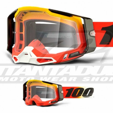 Maschera Cross 100% RACECRAFT2 Arsham - Lente Trasparente - Offerta Online