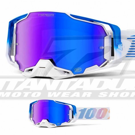 100% Maschera THE RACECRAFT Derestricted - Lente Trasparente