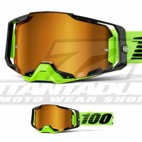 Maschera Cross 100% ARMEGA Koropi - Lente Argento Specchio - Offerta Online