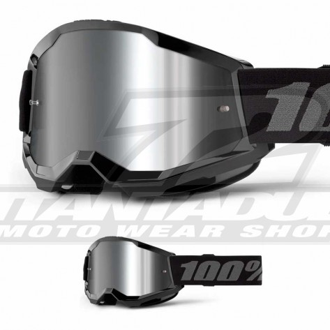 100% Maschera THE RACECRAFT Derestricted - Lente Trasparente