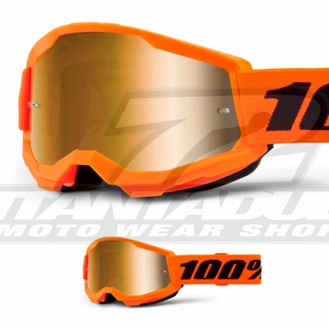 100% Maschera THE RACECRAFT Derestricted - Lente Trasparente