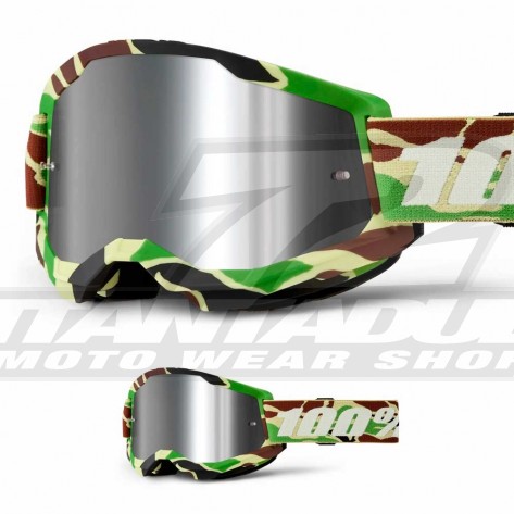 100% Maschera THE RACECRAFT Derestricted - Lente Trasparente