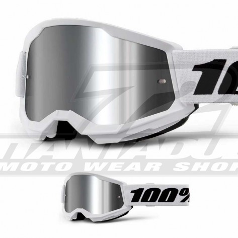 100% Maschera THE RACECRAFT Derestricted - Lente Trasparente