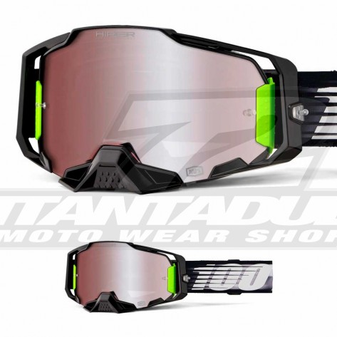 100% Maschera THE RACECRAFT Derestricted - Lente Trasparente
