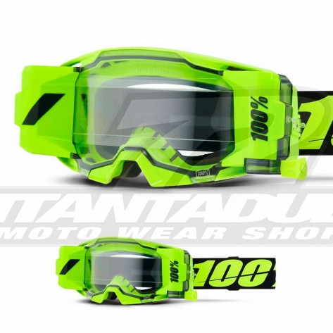 Maschera Cross 100% ARMEGA Koropi - Lente Argento Specchio - Offerta Online