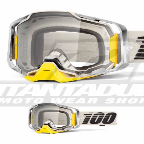 100% Maschera THE RACECRAFT Derestricted - Lente Trasparente