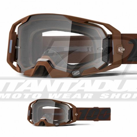 Maschera Cross 100% ARMEGA Koropi - Lente Argento Specchio - Offerta Online